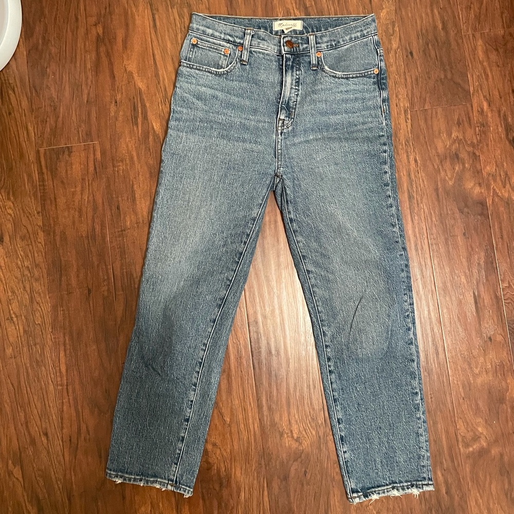 Madewell Women's Classic Straight Leg Jeans - Blue